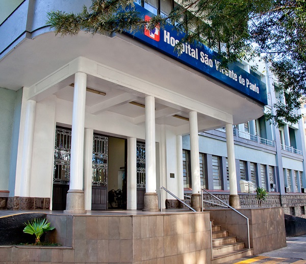 Hospital São Vicente de Paulo está localizado na rua Teixeira Soares, 808, Centro de Passo Fundo