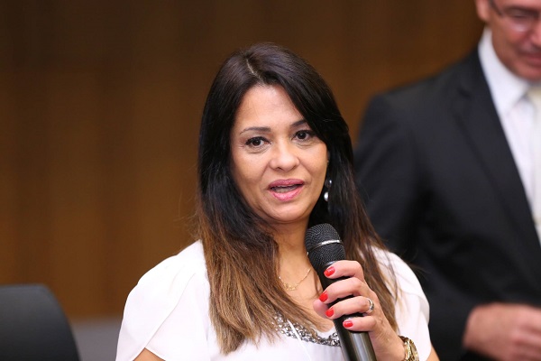 Ana Vasconcelos, do CREA-RS, ressaltou a importância do evento para alinhamento de temas da Ouvidoria